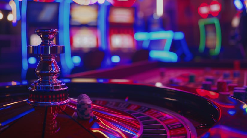dominobet asia Speed Blackjack table layout with bet placement area and dealer station
